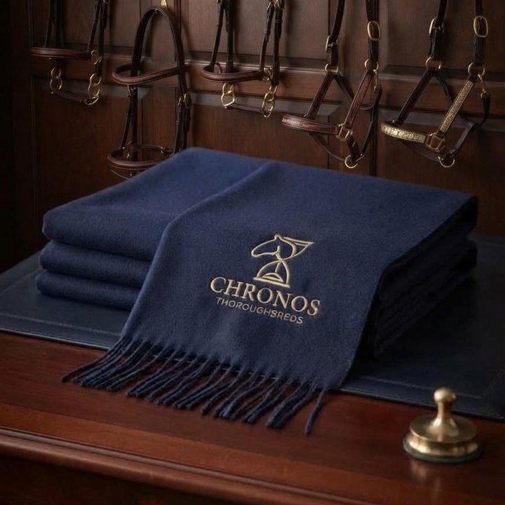 Chronos Thoroughbreds wool scarf